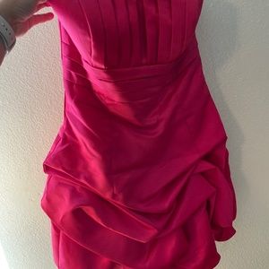 Hot Pink Homecoming Dress